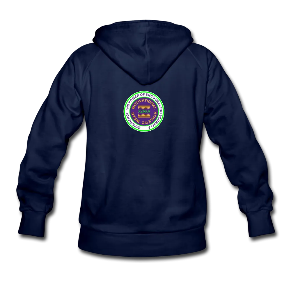 XZAKA Women "Never Give Up" Self Talk Motivational Hoodie - W1261