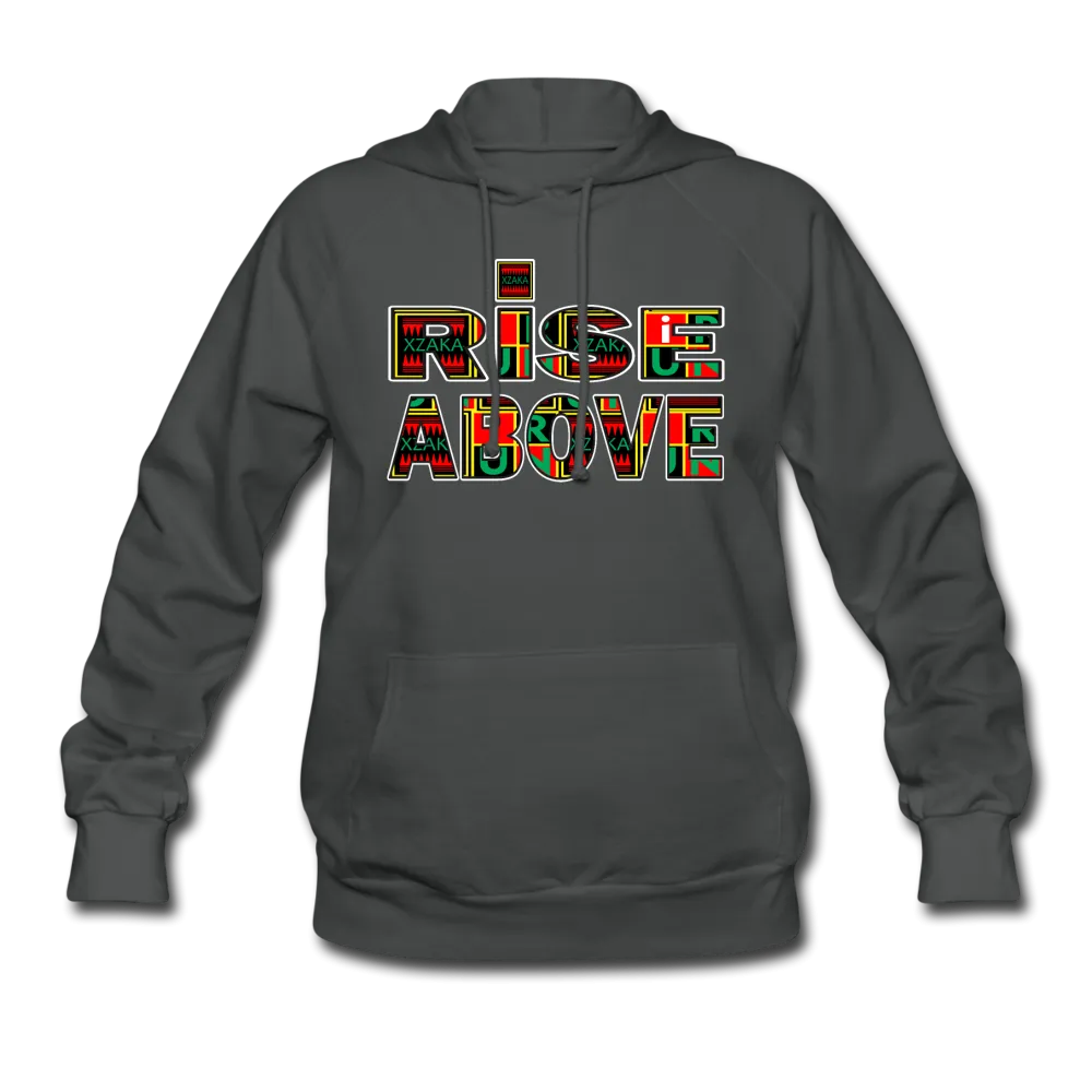 XZAKA Women - "Rise Above" Motivational Hoodie - W1250