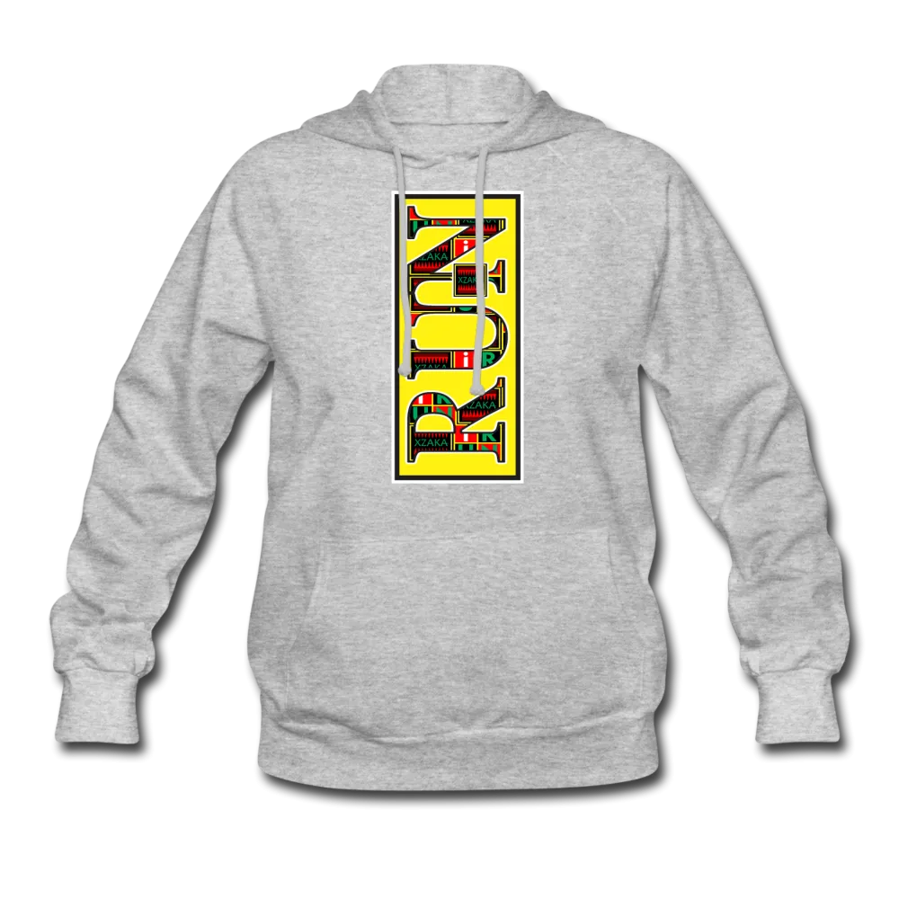 XZAKA Women "RUN" Motivational Hoodie - W1269