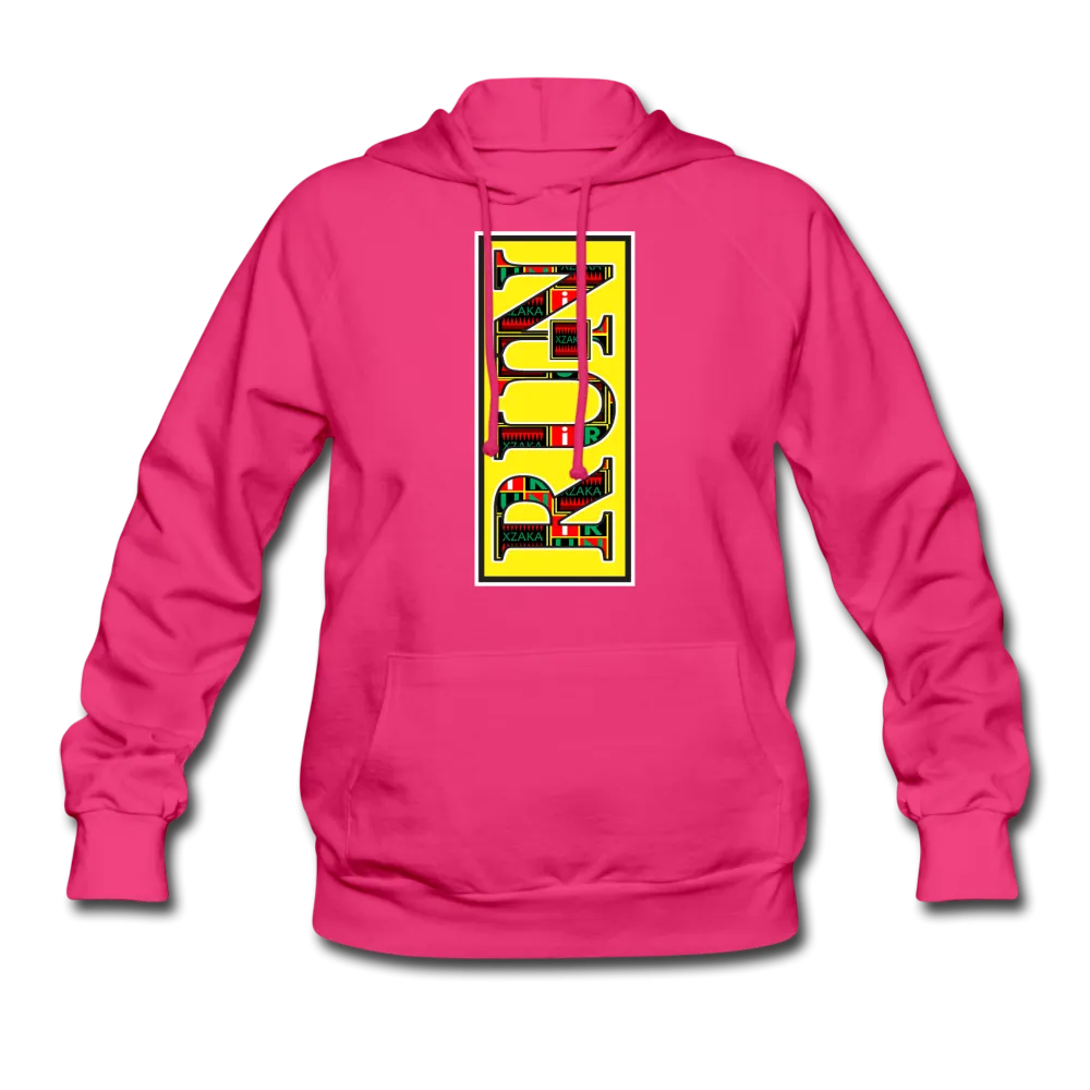 XZAKA Women "RUN" Motivational Hoodie - W1269