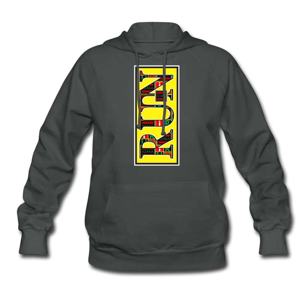 XZAKA Women "RUN" Motivational Hoodie - W1269