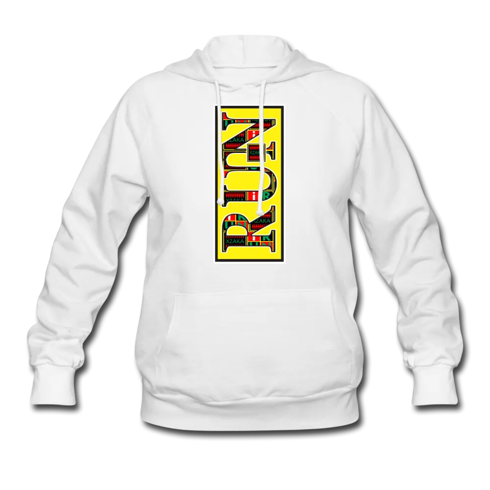 XZAKA Women "RUN" Motivational Hoodie - W1269