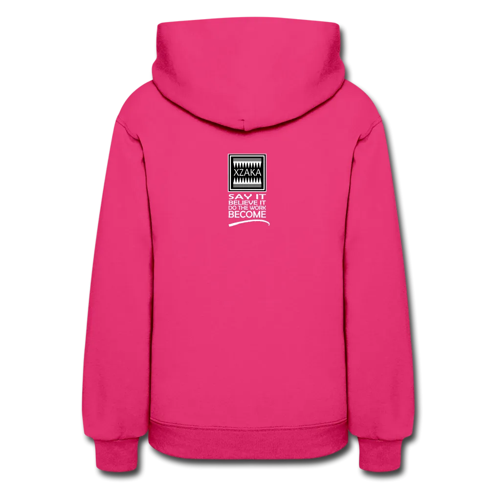 XZAKA - Women "Say It" Motivational Hoodie -BK 5028