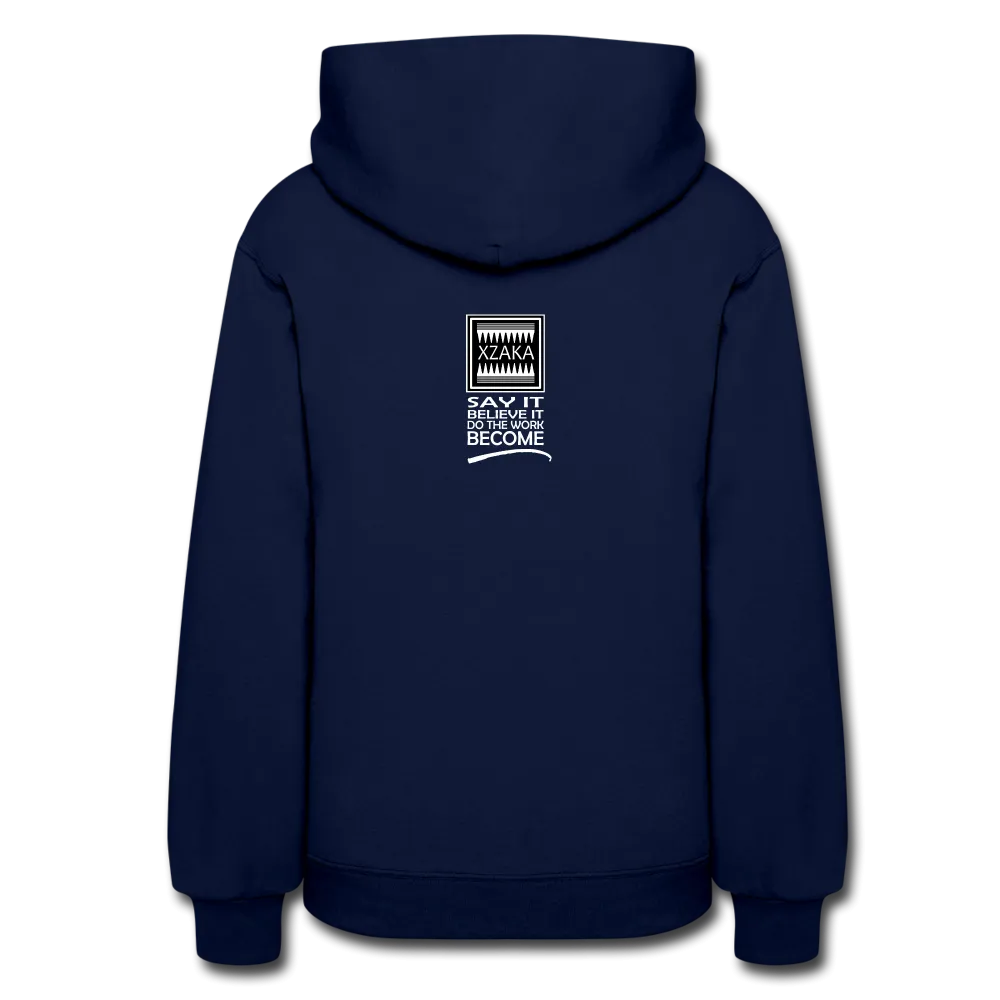 XZAKA - Women "Say It" Motivational Hoodie -BK 5028