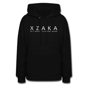 XZAKA - Women "Say It" Motivational Hoodie -BK 5028