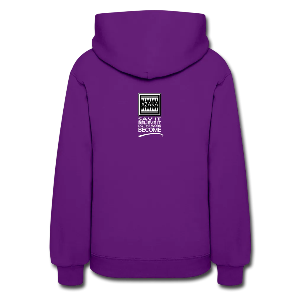 XZAKA - Women "Say It" Motivational Hoodie -BK 5028
