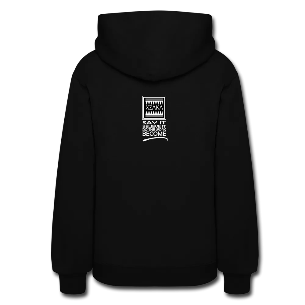 XZAKA - Women "Say It" Motivational Hoodie -BK 5028