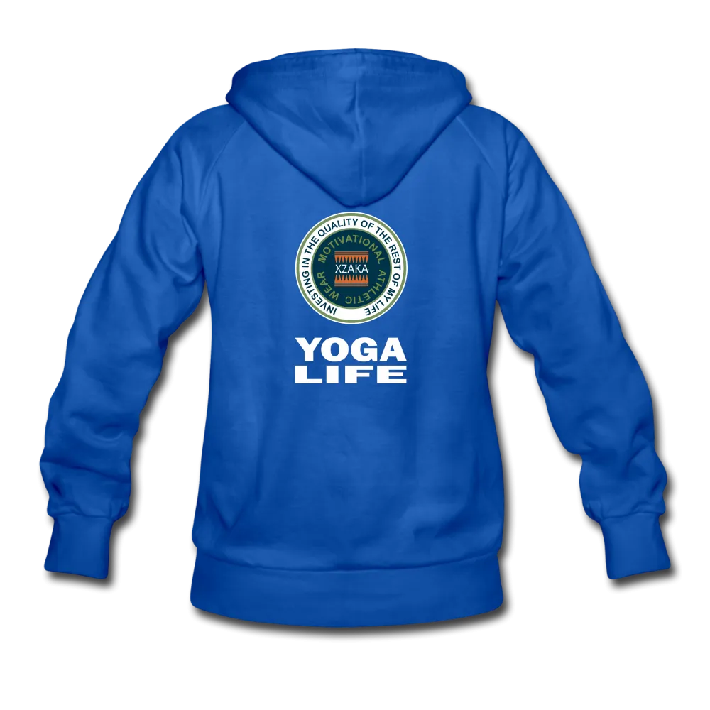 XZAKA Women "Yoga Life" Motivational Hoodie - W1270