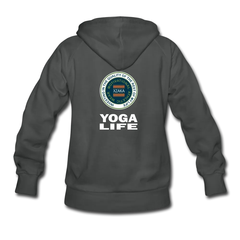 XZAKA Women "Yoga Life" Motivational Hoodie - W1270