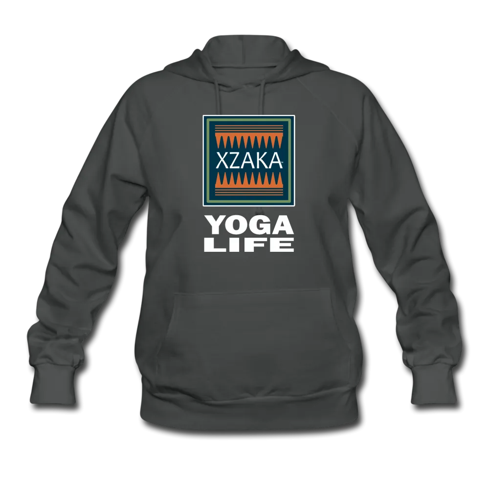 XZAKA Women "Yoga Life" Motivational Hoodie - W1270