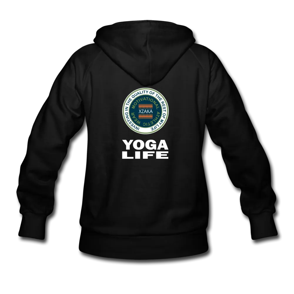 XZAKA Women "Yoga Life" Motivational Hoodie - W1270