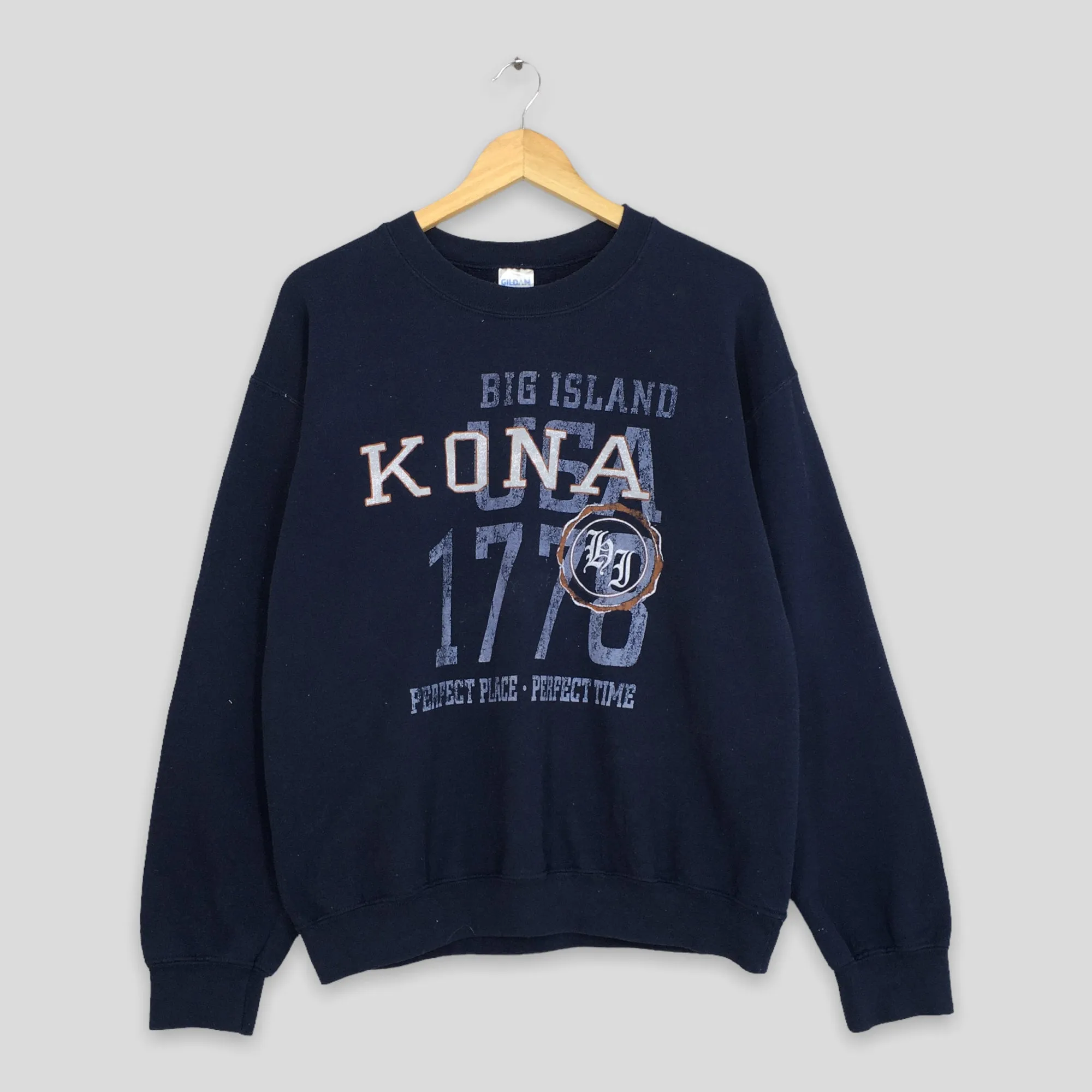 Y2K Kona Hawaii Big Island Sweatshirt Medium