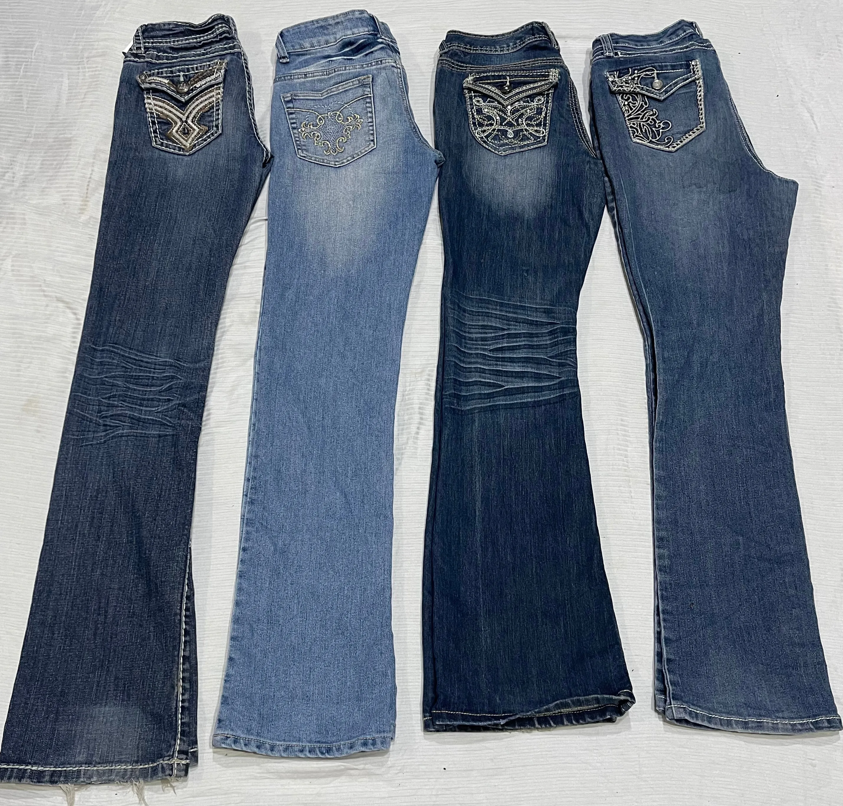 Y2k  women's Flared Jeans 10 Pieces