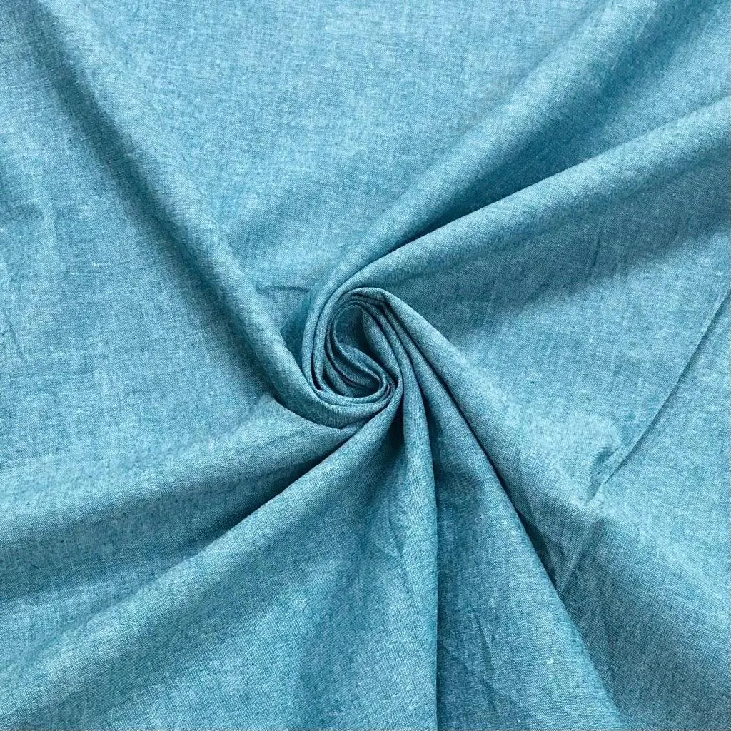 Yarn Dyed Cotton Chambray Fabric