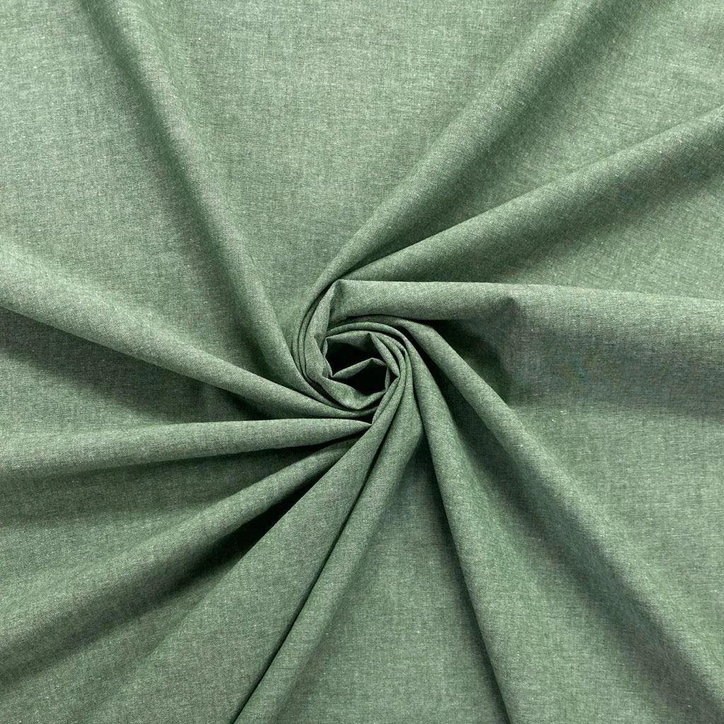Yarn Dyed Cotton Chambray Fabric