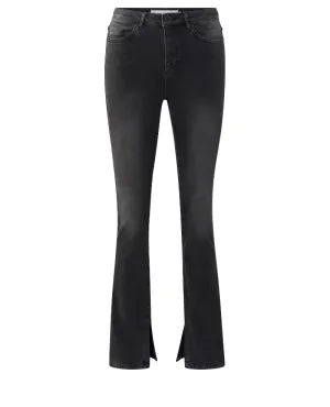 Yaya Grey Flared Jeans