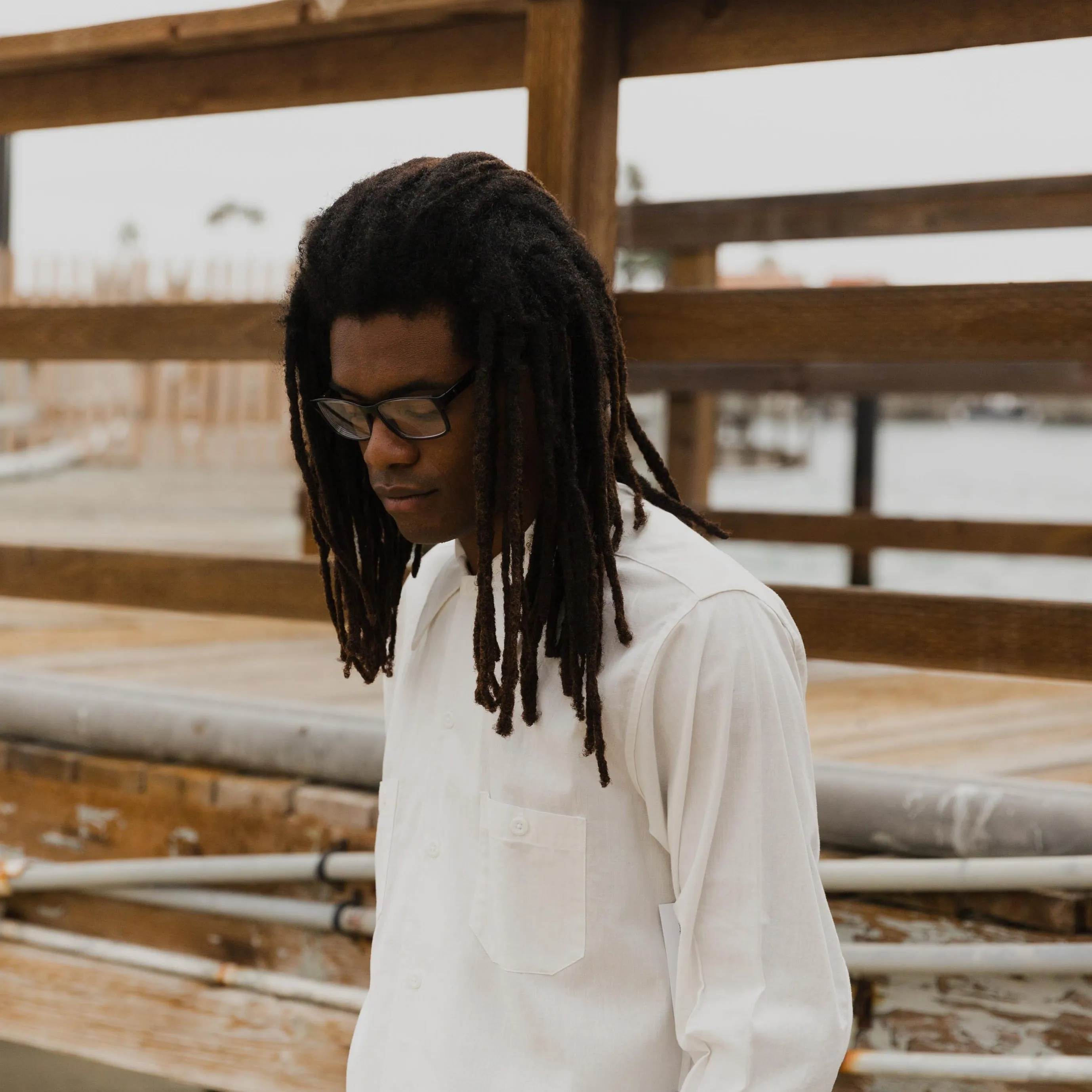 Yellow Rat 40s Work Shirt - White