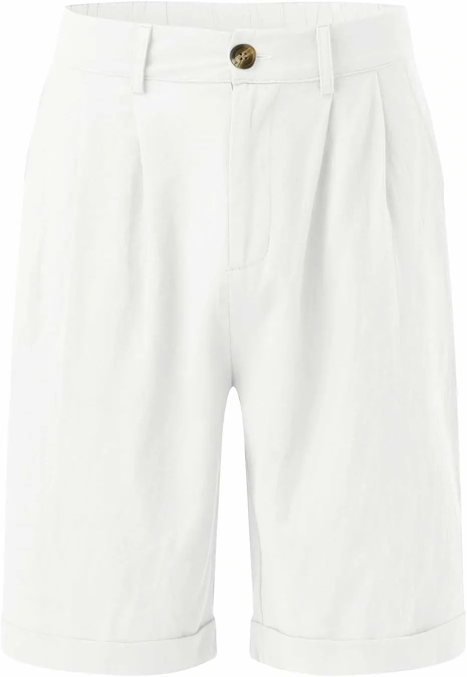 Ymosrh Men's Casual Chino Shorts Pleated Front Short Casual Lightweight Summer Golf Shorts Mens Pants, S-3XL