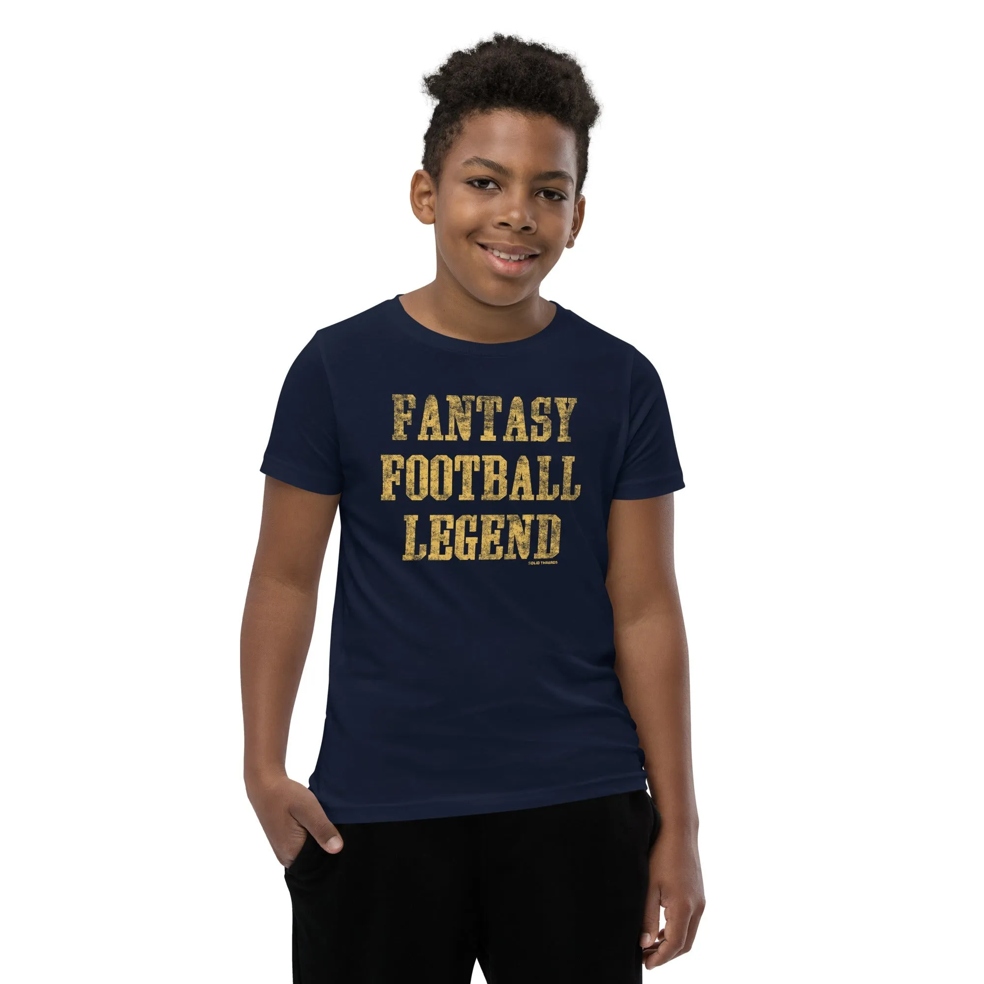 Youth Fantasy Football Legend Extra Soft T-Shirt