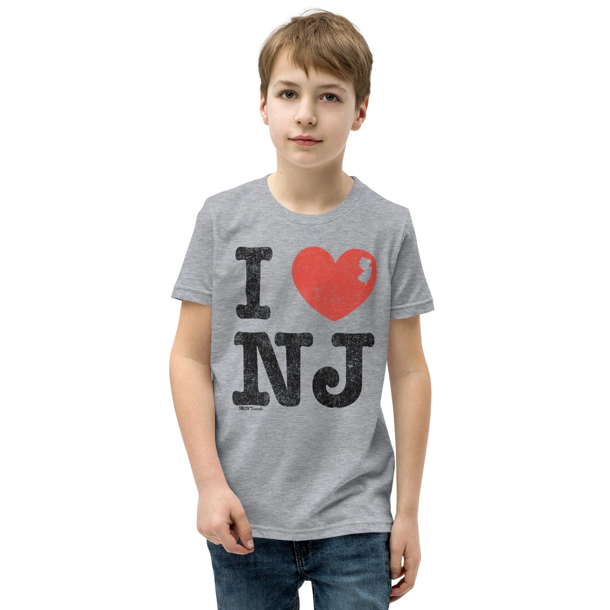 Youth I Heart NJ Extra Soft T-Shirt