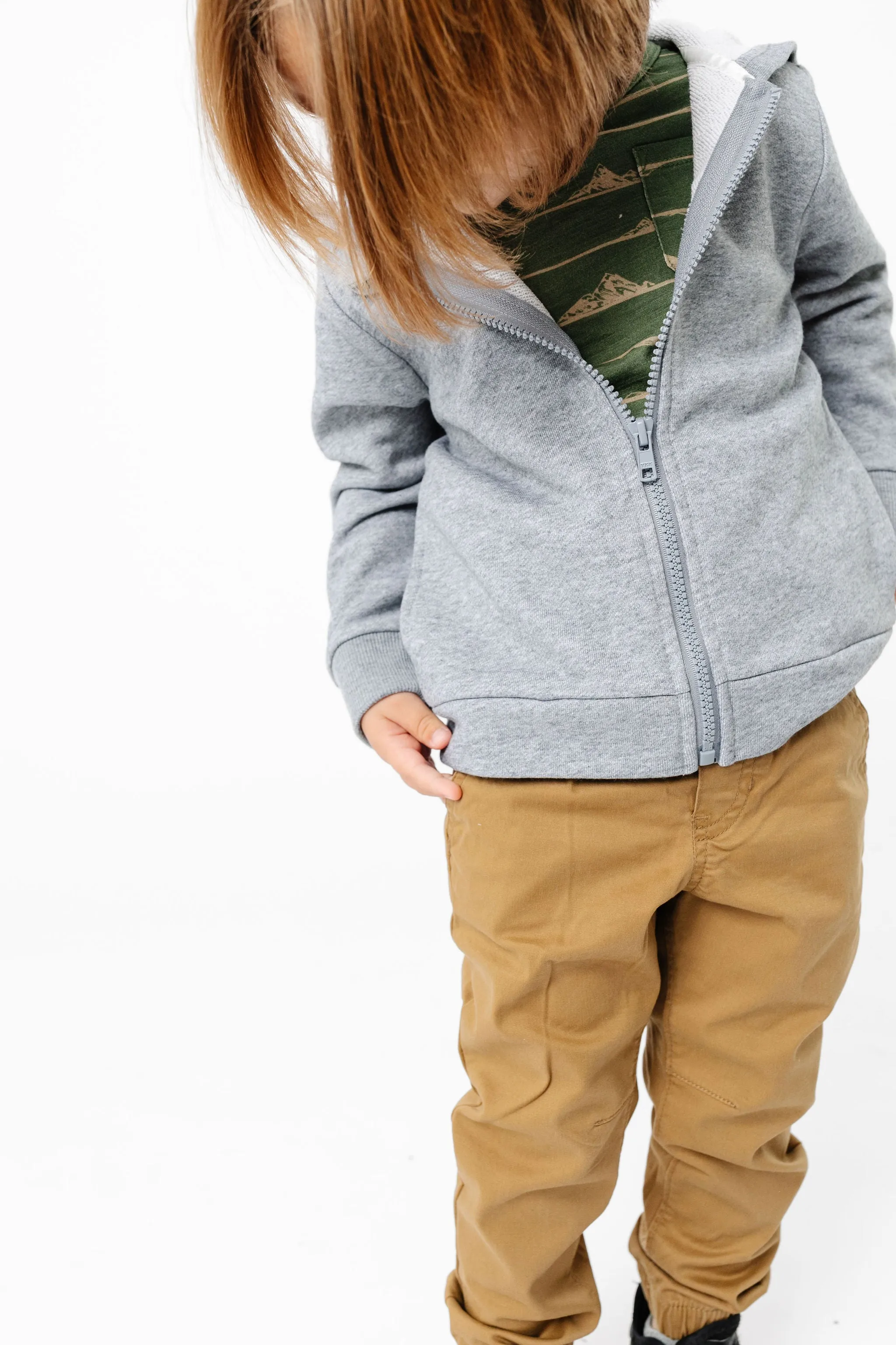 Zip-Up Hoodie - Gray