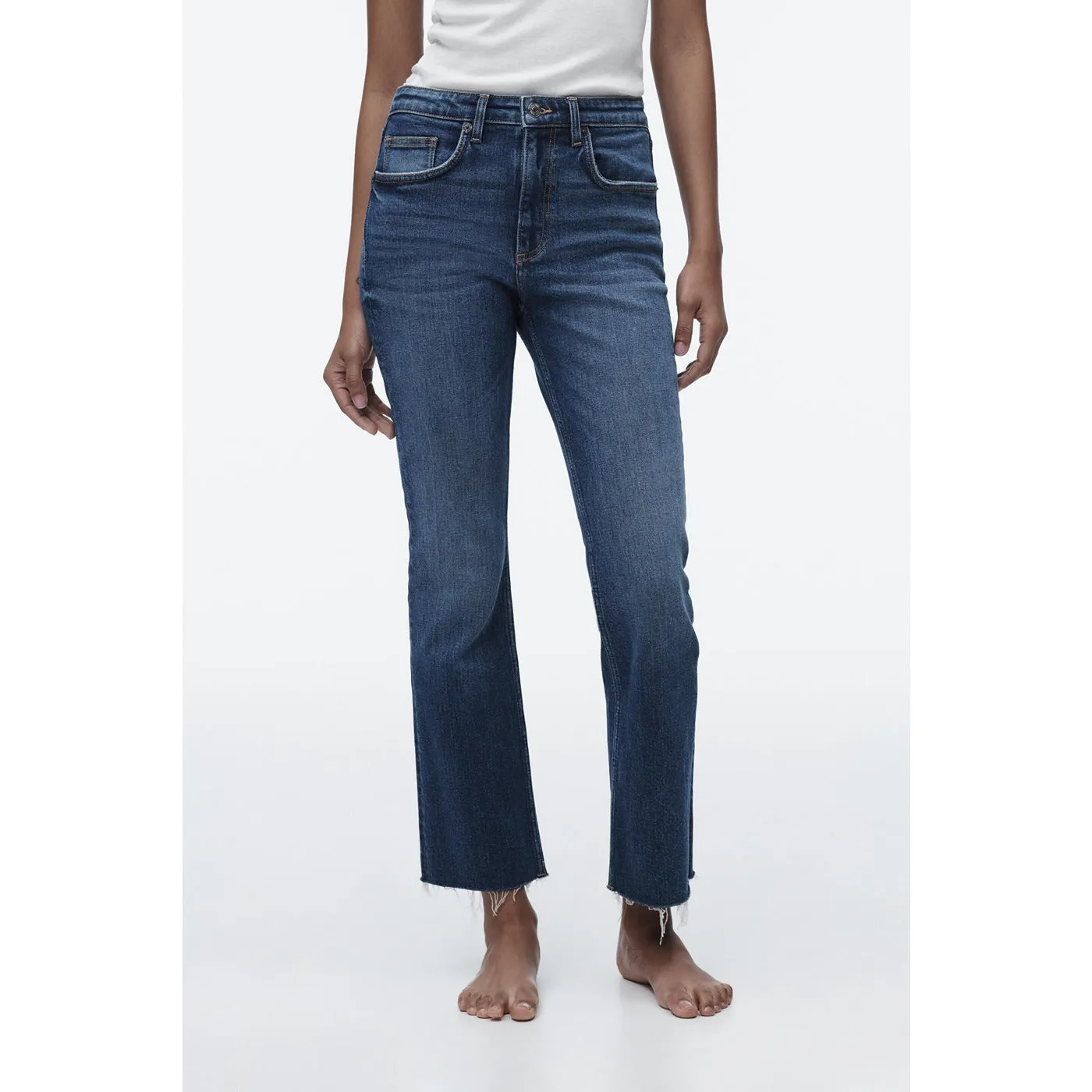 ZR Mni Flare Blue Jeans