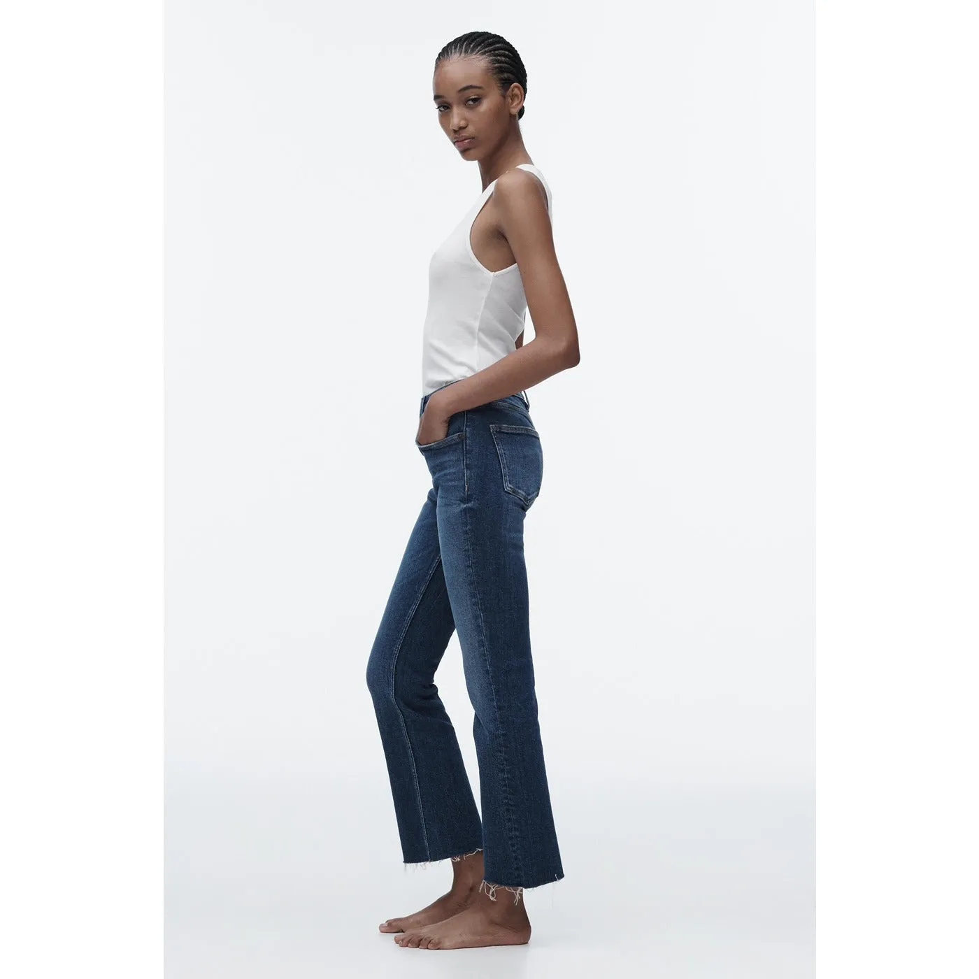 ZR Mni Flare Blue Jeans