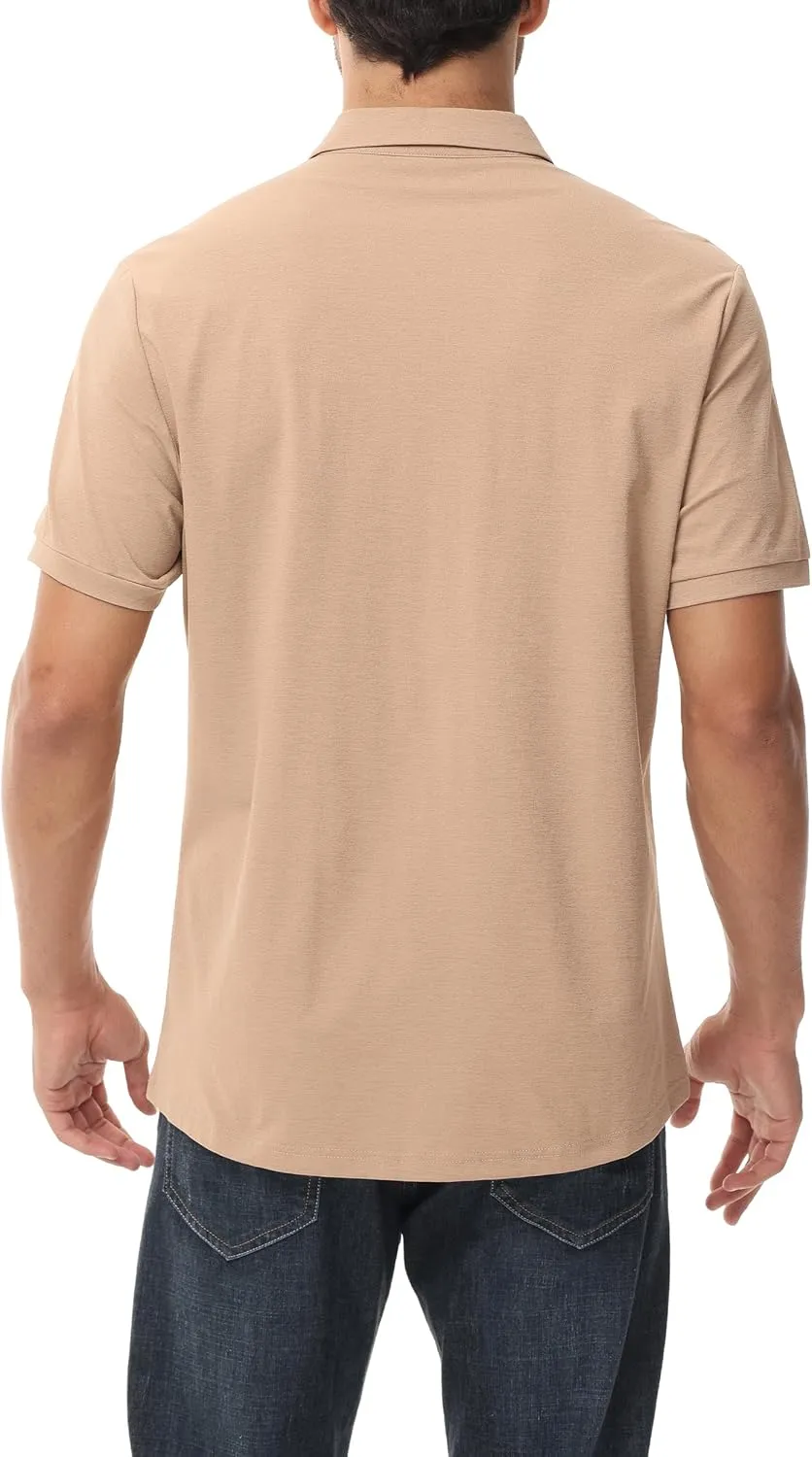 ZTN Mens Shirts Short Sleeve Casual Striped Summer Shirts Button Down Shirt for Men Beach Shirt